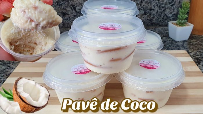 NÃO VAI AO FOGO! FÁCIL E LUCRATIVO PAVÊ DE COCO NO POTE FAÇA E VENDA!