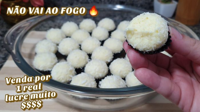 FIZ PARA VENDER POR 1 REAL, DOCINHO DE COCO QUE NÃO VAI AO FOGO, UMA DELÍCIA!