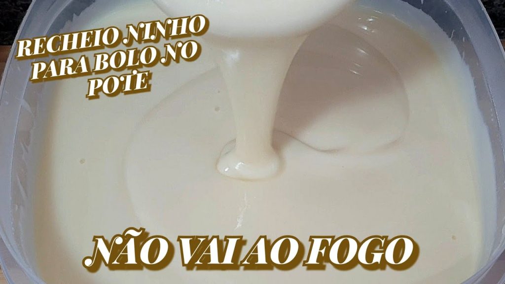 RECHEIO DE NINHO QUE NÃO VAI AO FOGO