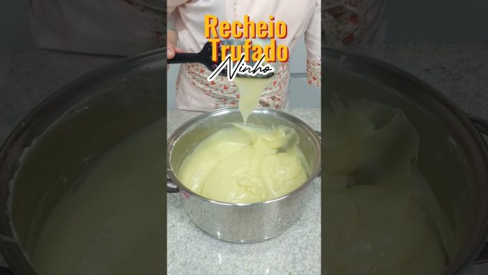 Recheio Trufado de Leite Ninho #confeitaria #cake #cakedecorating #bolo