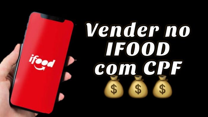 VENDER PELO IFOOD COM CPF