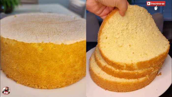 PÃO DE LÓ PROFISSIONAL COM APENAS 3 INGREDIENTES | Fofinho e fácil de fazer