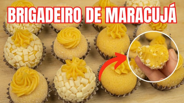 BRIGADEIRO DE MARACUJÁ PERFEITO SEM TALHAR! – Feito com a POLPA!