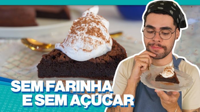 BOLO DE CHOCOLATE CREMOSO E SAUDÁVEL | FEITO SEM FARINHA DE TRIGO E SEM AÇÚCAR