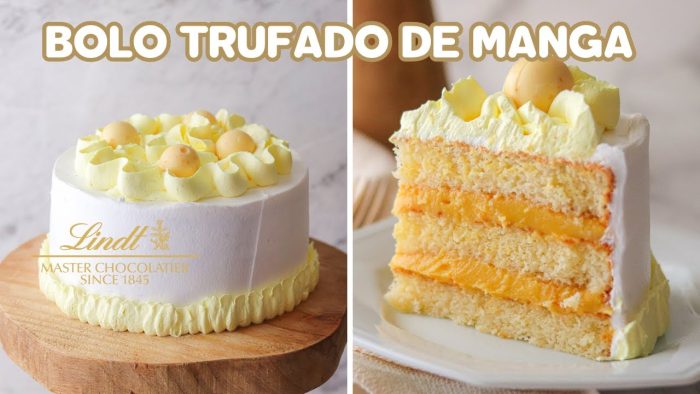 BOLO TRUFADO DE MANGA COM CHOCOLATE SUIÇO DA LINDT | TRUFA DE MANGA | Day Flaubert