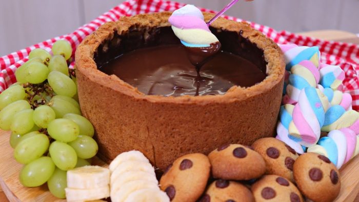 FONDUE DE CHOCOLATE NO COOKIE | ESPECIAL DIA DOS NAMORADOS