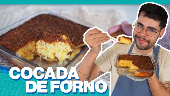 IGUAL DE RESTAURANTE FAMOSO | COCADA DE FORNO CREMOSA FÁCIL E DELICIOSA