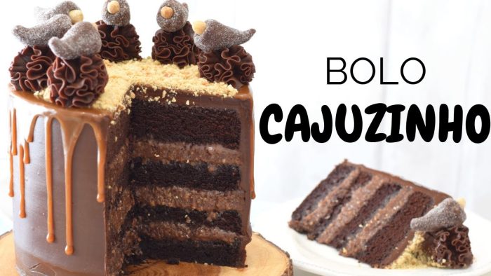 BOLO CAJUZINHO DE AMENDOIM | BOLOS DE FESTA | BELLARIA CHOCOLATIER | RAQUEL CICOLIN