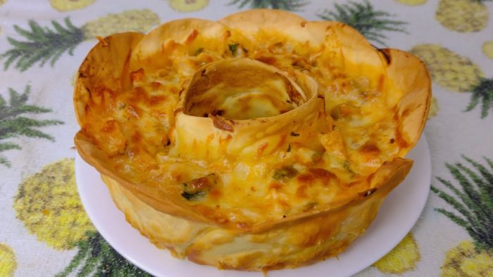 COM MASSA DE PASTEL FIZ UM EMPADÃO DE 2 INGREDIENTES E AGORA TODOS ME PEDEM ESSA RECEITA