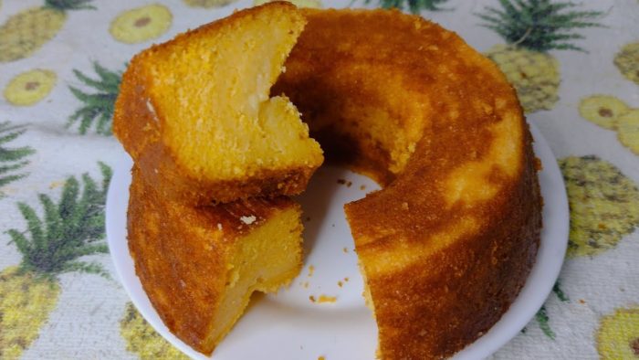 BOLO DE FLOCÃO FEITO COM APENAS 3 INGREDIENTES-SEM TRIGO,SEM OVOS,SEM ÓLEO PARA O CAFÉ DA MANHÃ