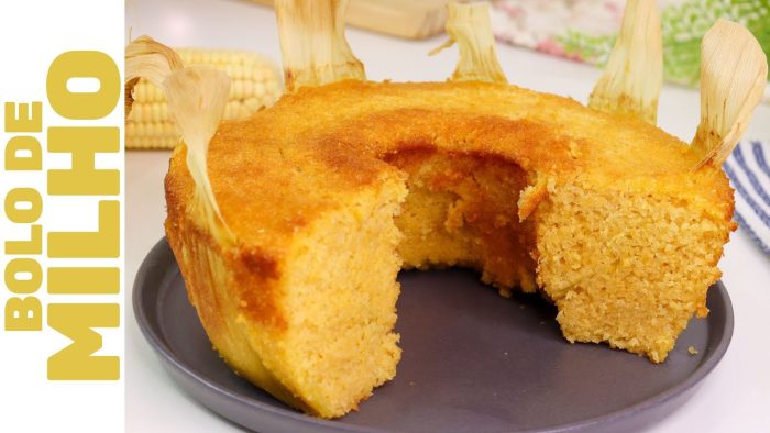 BOLO DE MILHO VERDE DE LIQUIDIFICADOR! Cremoso, fácil de fazer e muito econômico!