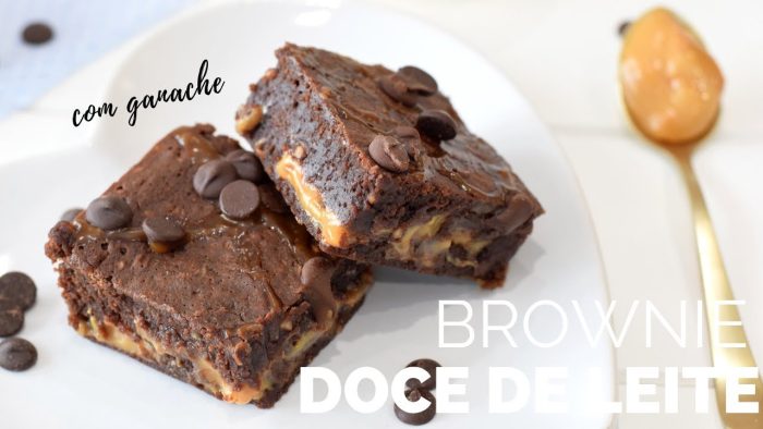 BROWNIE DE DOCE DE LEITE | Sobras de Ganache – como aproveitar | BELLARIA | RAQUEL CICOLIN