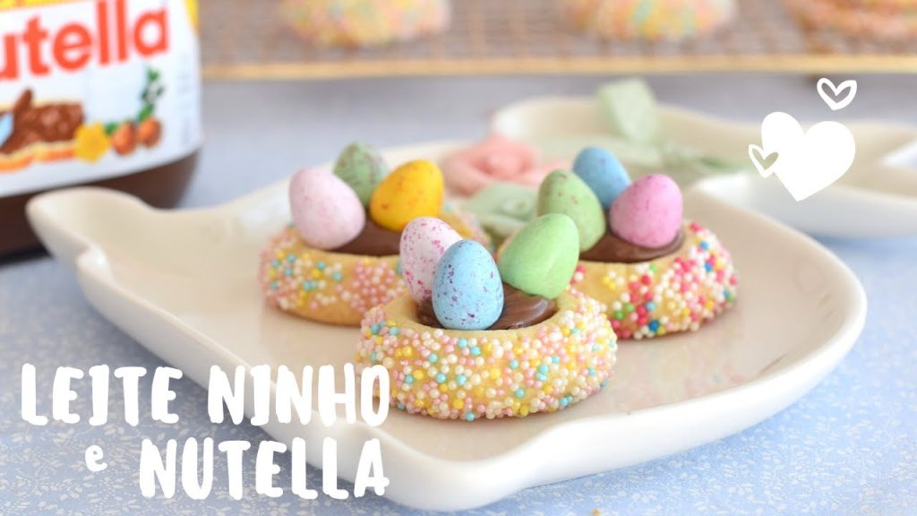 BISCOITOS DE LEITE NINHO E NUTELLA | ESPECIAL PÁSCOA BELLARIA  | RAQUEL CICOLIN