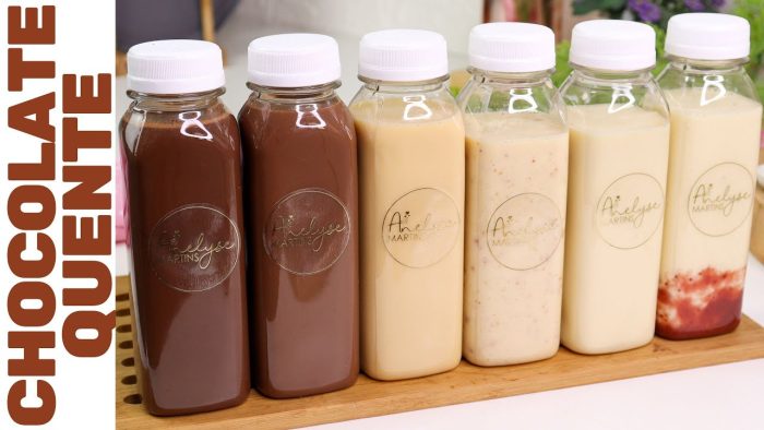 CHOCOLATE QUENTE SUPER CREMOSO: 6 SABORES COM APENAS 2 BASES! | Sem maizena! Fácil e delicioso!