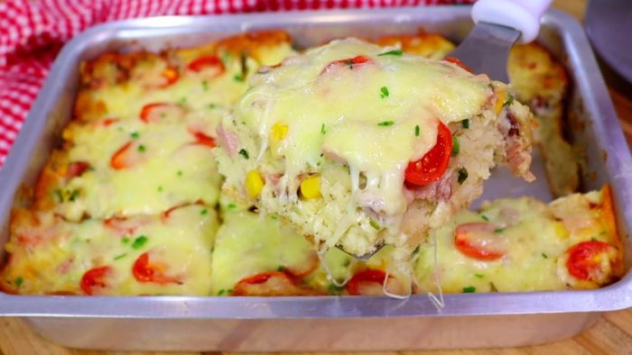 TEM ARROZ PRONTO SOBRANDO AÍ? | SEM DESPERDÍCIO FAÇA ESSA TORTA SALGADA