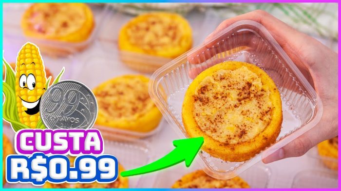 🤑 Venda TODOS os Dias e Ganhe MUITO Dinheiro | Mini Bolo Pamonha | Bolo Piscininha Fácil e Barato!