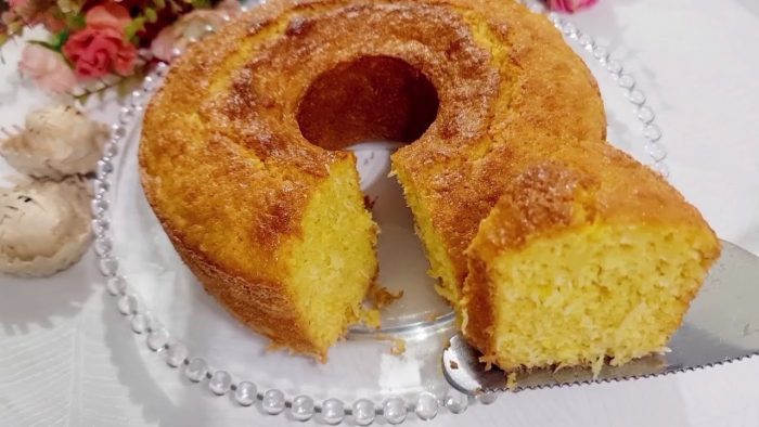 BOLO PAMONHA! (BOLO DE MILHO VERDE). RÁPIDO E DELICIOSO…