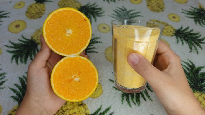 TEM FUBÁ E LARANJA?FAÇA ESSE BOLO SEM TRIGO,SEM LEITE COM APENAS 1 OVO PARA O CAFÉ DA MANHÃ E LANCHE