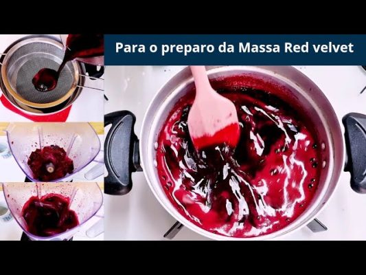 Como fazer a redução da Beterraba para uma Massa Red velvet.