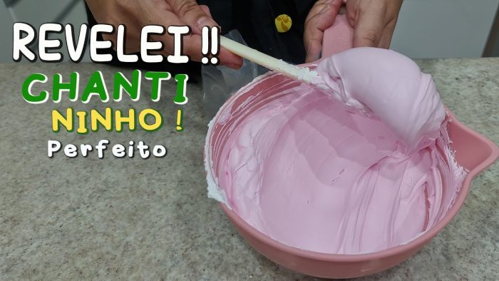 REVELEI A RECEITA DO CHANTININHO PERFEITO / USEI A BATEDEIRA COMUM 😱 @PARISCAKEDESIGNER #receitas