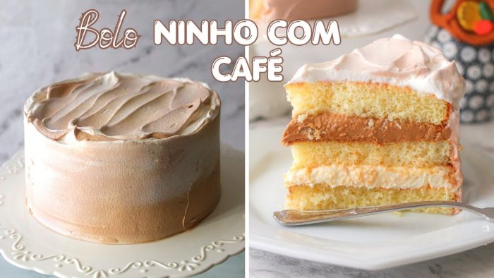 Bolo de CAFÉ COM NINHO! — Delicioso E SUPER DIFERENTE | COM MASSA MOLHADINHA
