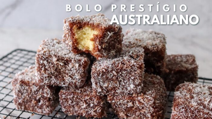 BOLO AUSTRALIANO DE PRESTÍGIO (LAMINGTONS) | Day Flaubert