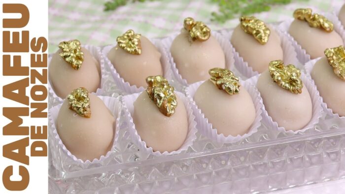 DOCE CAMAFEU DE NOZES: SUCESSO NAS FESTAS DE CASAMENTO | Lucrativos, elegantes e VENDEM muito!