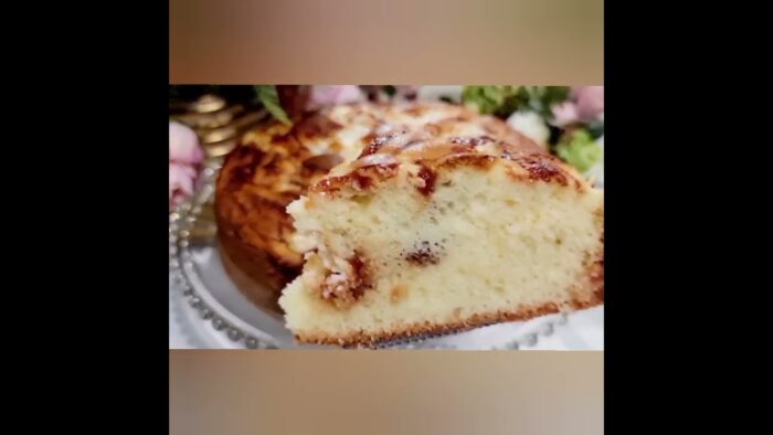 BOLO DE IOGURTE E GOIABADA! SIMPLES, FOFINHO E DELICIOSO… #bolocaseiro #bolodeiogurte
