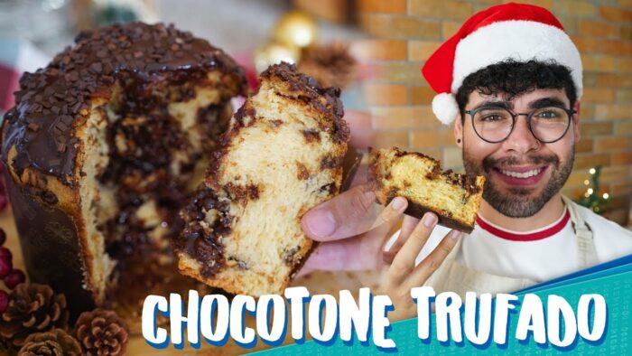 MASSA FOFINHA E QUE DESFIA | CHOCOTONE CASEIRO TRUFADO FÁCIL E DELICIOSO