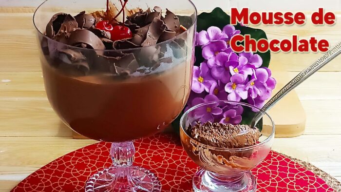 Em 5 minutos faça essa MOUSSE DE CHOCOLATE para o Réveillon – Sem chantilly e sem gelatina!