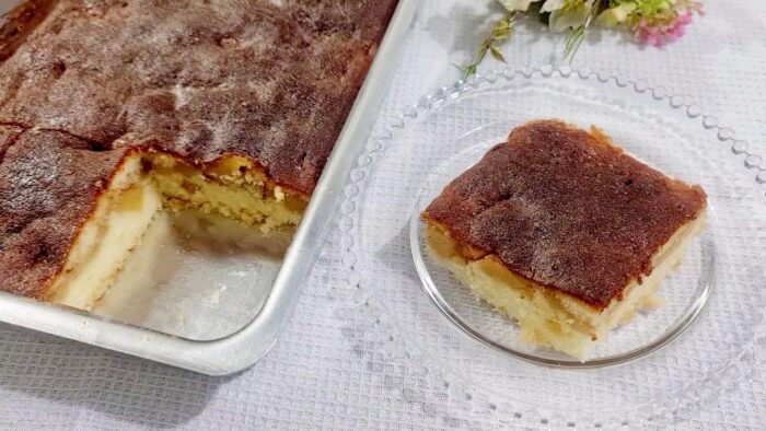 BOLO DE MAÇÃ COM CANELA! FOFINHO E DELICIOSO…