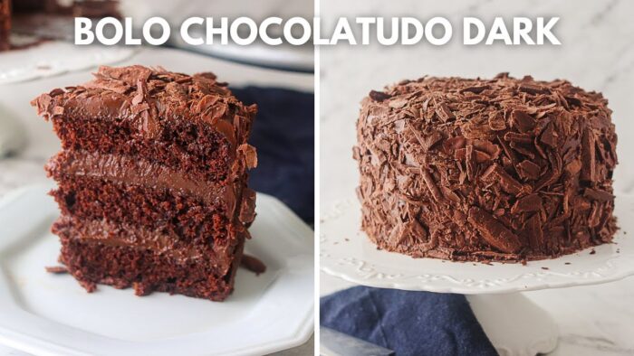 BOLO DE CHOCOLATE ÚMIDO COM RASPAS DE CHOCOLATE | DARK | Day Flaubert
