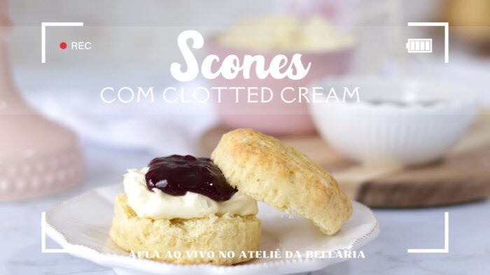 Scones com Clotted Cream – O Pãozinho Inglês | Raquel Cicolin | Bellaria