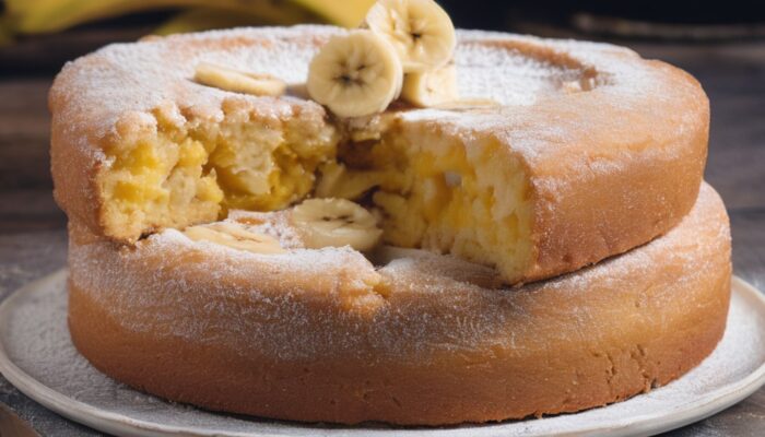 Receita de Bolo de Milho com Banana